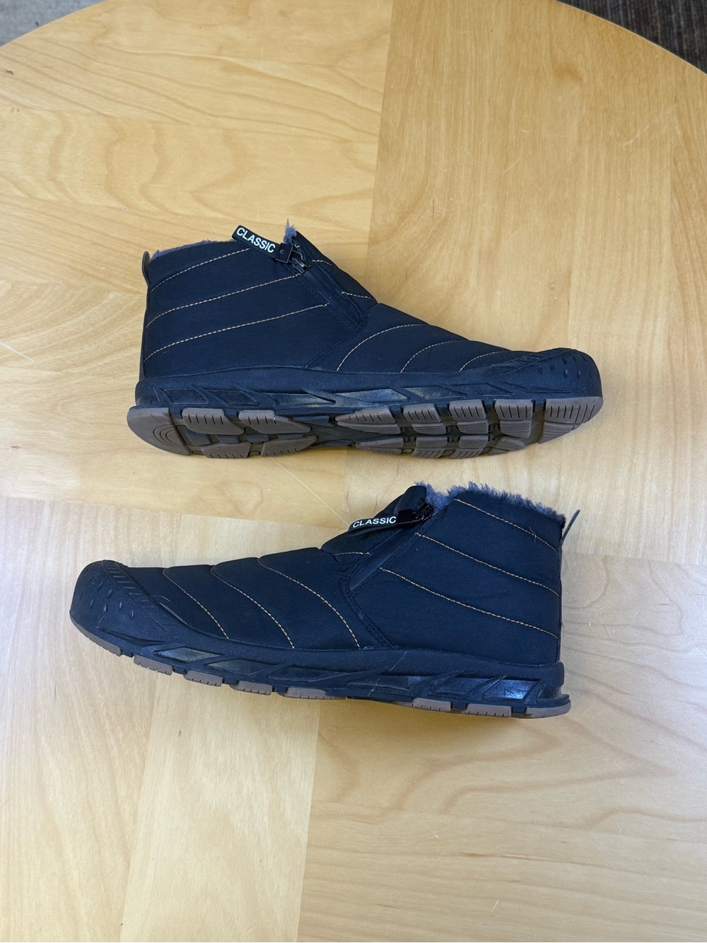 Classic Men's Winter Ankle Boots - Block